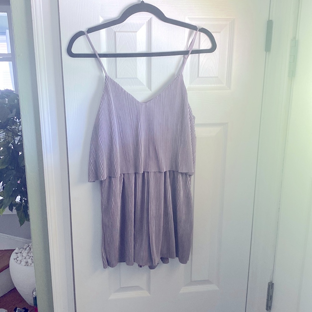 Pleated Romper